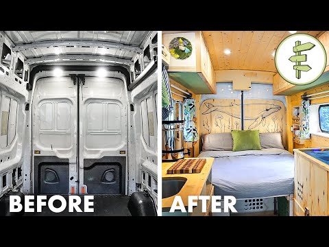 FULL DIY VAN BUILD from Start to Finish | Our Epic Van Life Conversion