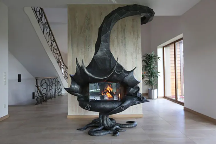 Nothing better than cuddling up with a blanket next to a crackling fire on a cold evening. Here are 23 most innovative and creative fireplace design ideas...