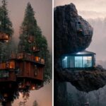 Artist Designs ‘Impossible Homes’ with Hyper-Realistic Features