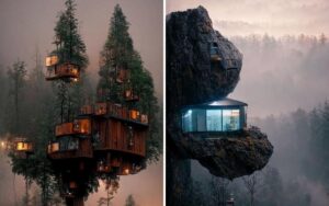 Artist Designs 'Impossible Homes' with Hyper-Realistic Features
