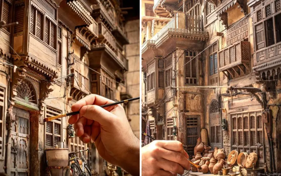 Step-into-a-Miniature-World-Incredible-Artist-Recreates-Old-Neighborhoods-in-Stunning-Detail