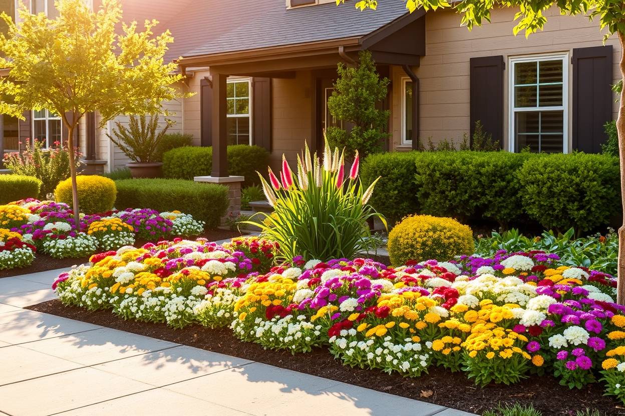 7 Front Yard Flower Bed Mistakes Ruining Your Curb Appeal Learn how to create a beautiful and inviting exterior that boosts your home's value and makes a lasting impression. Discover common mistakes and expert tips for transforming your flower beds in front of house. #Landscaping #CurbAppeal #HomeImprovement #GardeningTips