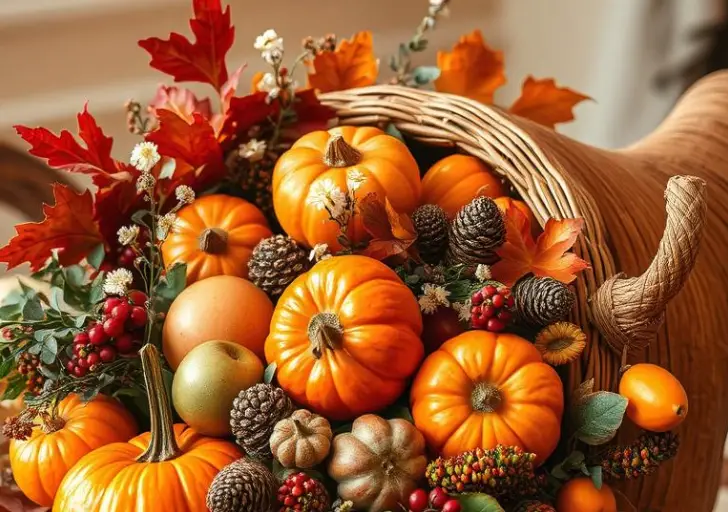 15 Creative Cornucopia Centerpiece Ideas for a Festive Table